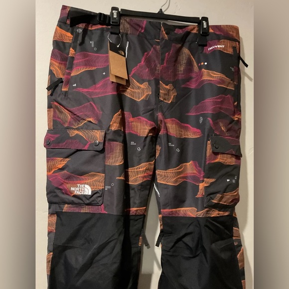 THE NORTH FACE MENS SLASHBACK CARGO PANTS BLACK MULTICOLORED Sz XXL NWT - Picture 7 of 11